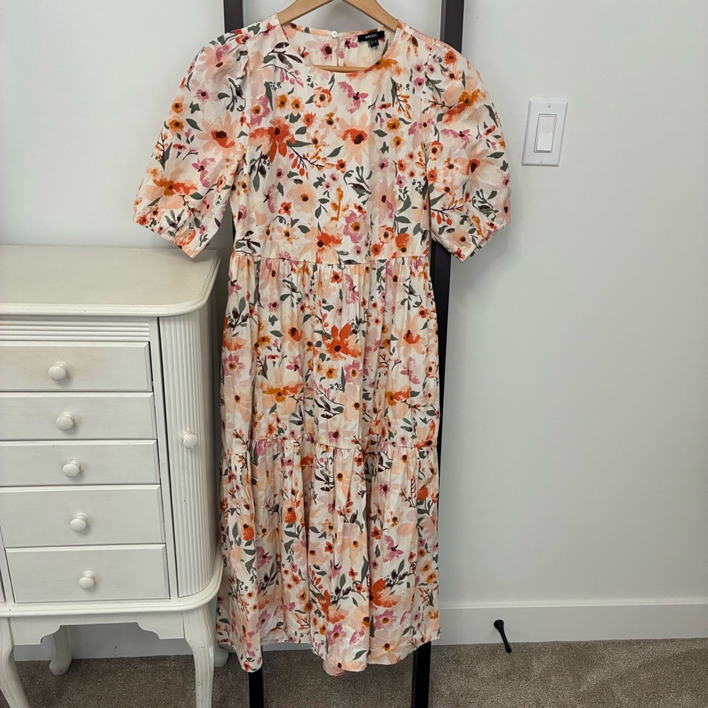 Mexx Floral Dress. Size small. 100% cotton. Gorgeous/long/picnic/country style